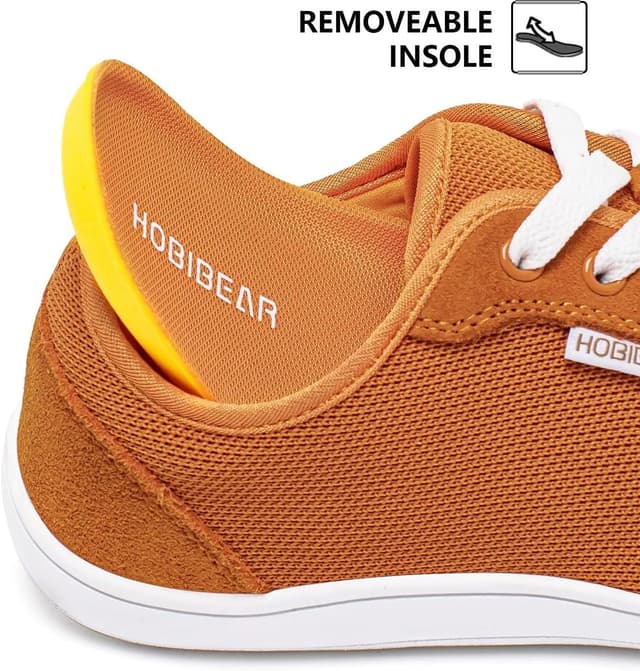 Detalle de HOBIBEAR unisex wide barefoot minimalist shoes for outdoor trail walking