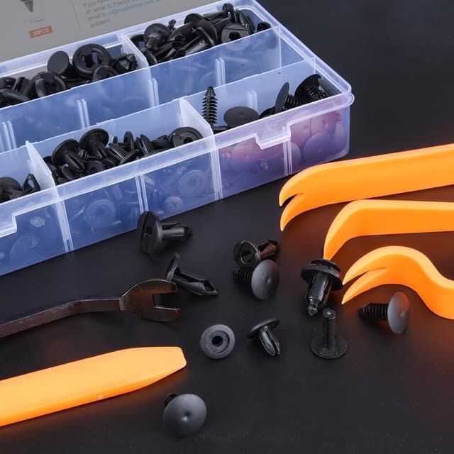 Thumbnail 4 de Preciva 155 pièces clips fixation voiture 6 types