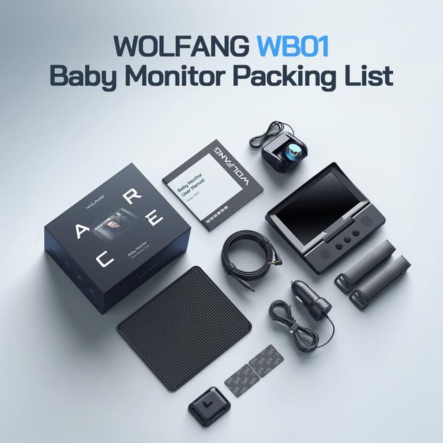 Thumbnail 6 de WOLFANG WB01 1080P Baby Car Camera with 5" Screen and USB-C Plug and Play