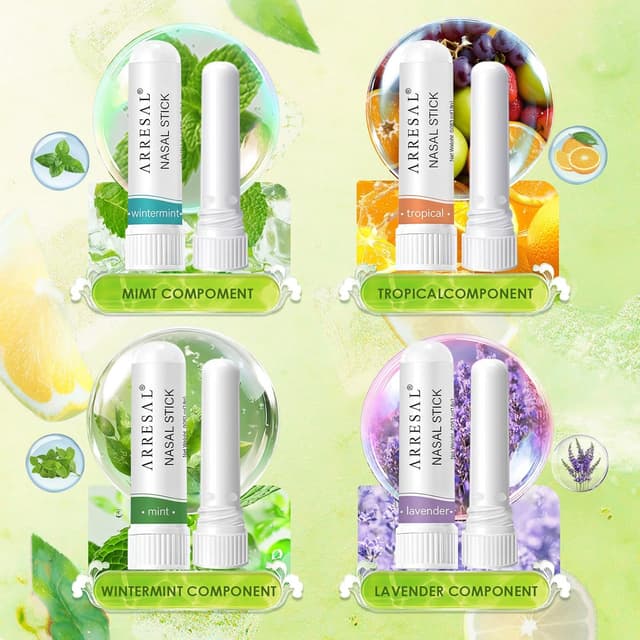 Thumbnail 5 de 4 pieza Palitos Nasales Inhalador portátil