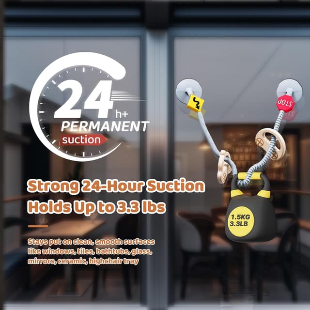 Detalle de AiTuiTui Infant Relief Sensory Traffic Suction Cup High Chair Toys (6–12 months)