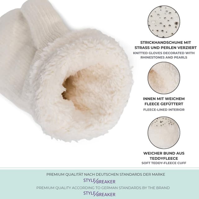 Thumbnail 2 de styleBREAKER 09010039 guanti in maglia donna 1 taglia