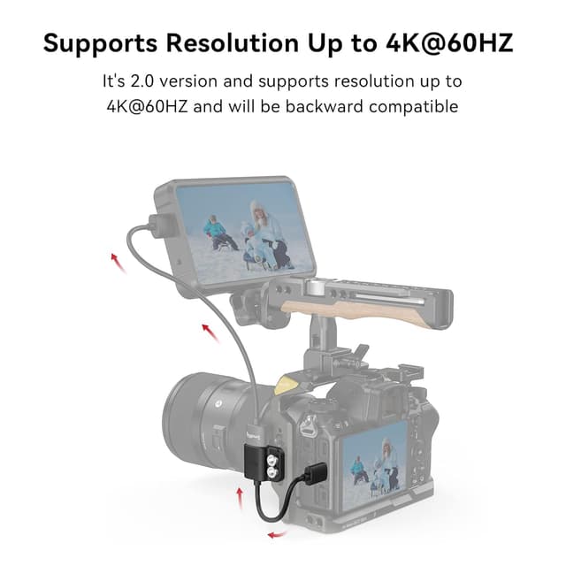 Thumbnail 4 de SMALLRIG 3020 cavo adattatore 14 cm 4K