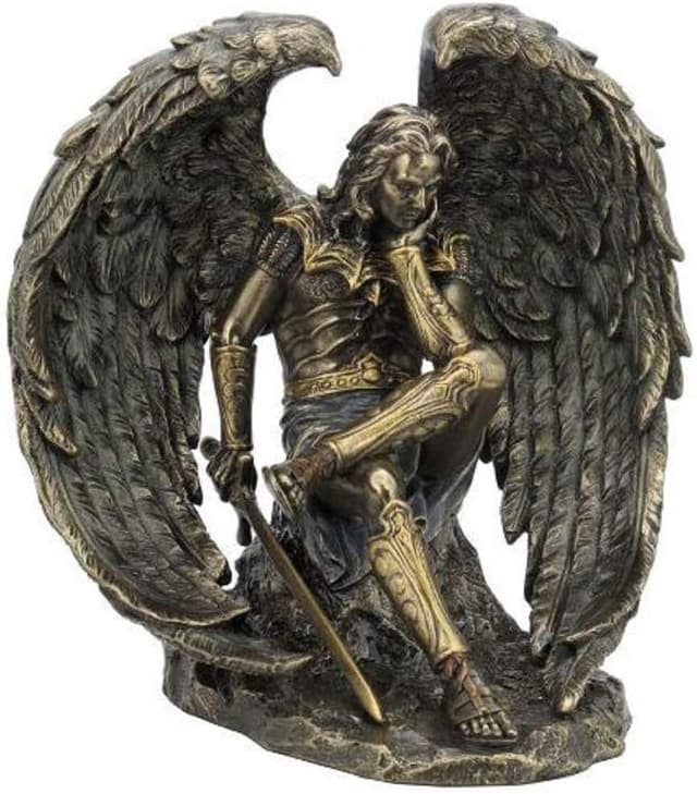 Detalle de Figurine Lucifer l'ange déchu bronze 16,5 cm ⚔