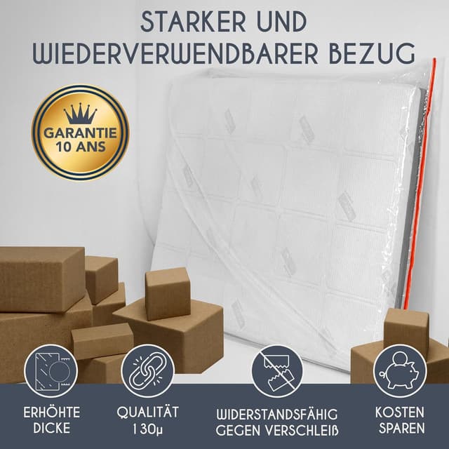 Thumbnail 3 de Dreamzie Matratzenhülle 140x200 cm (30 cm)