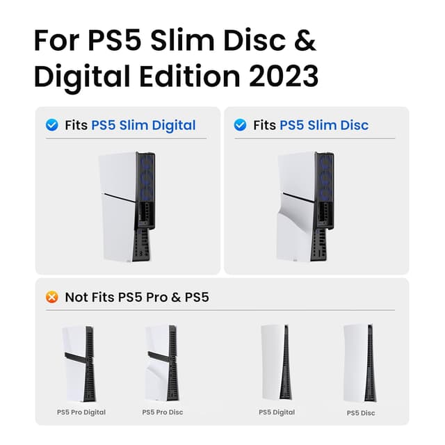 Detalle 2 de Lüfter für PS5 Slim 3‑Lüfter leise