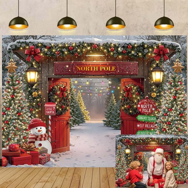 Thumbnail 6 de Merry Christmas Backdrop 10x8ft đ