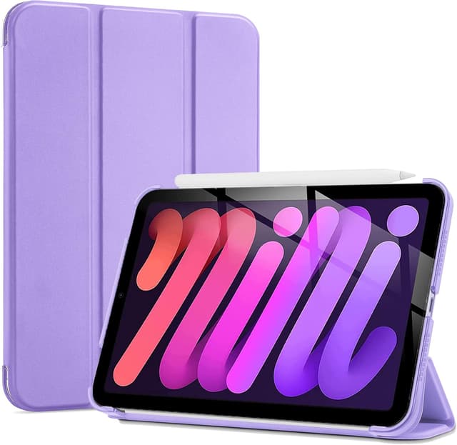 Detalle de ProCase Smart Case for iPad Mini 7/6 8.3in Purple