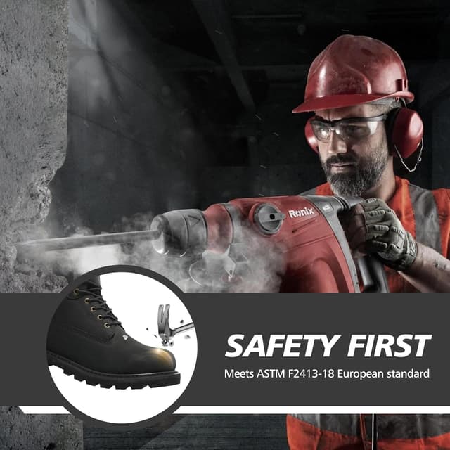 Thumbnail 4 de Safety Loong 6-Inch Steel Toe Boots ⚙