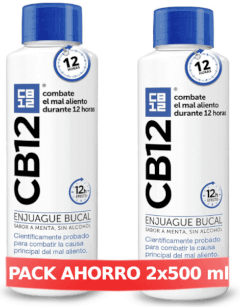 Imagen de CB12 Mint Colutorio 2x500 ml 🪥 en OfertitasTOP