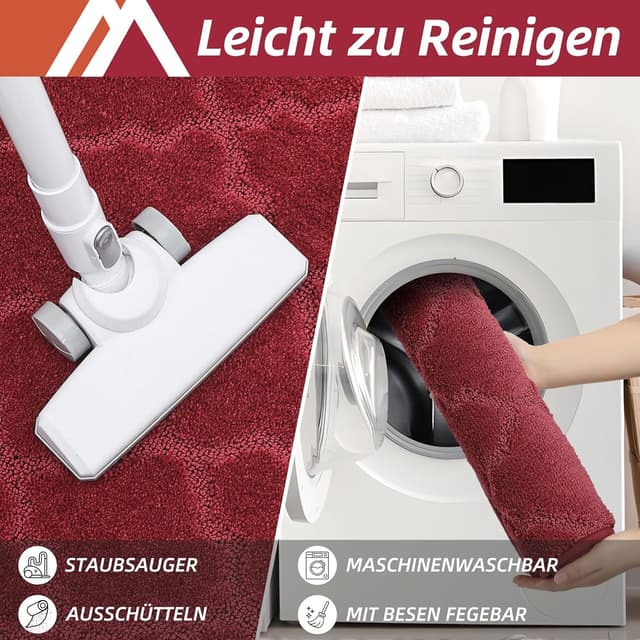 Detalle 2 de COSY HOMEER Küchenteppich 2er Set 50 x 75