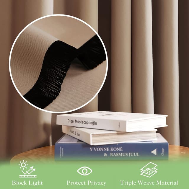 Thumbnail 6 de KGORGE Vorhänge 2er Set 175×140 cm blickdicht 🪟