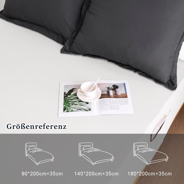 Thumbnail 6 de Drap-housse microfibre 90 x 200 cm