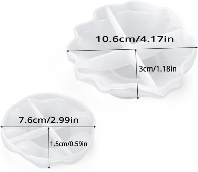 Detalle de Waitamo resin moulds set 10.6 x 3cm