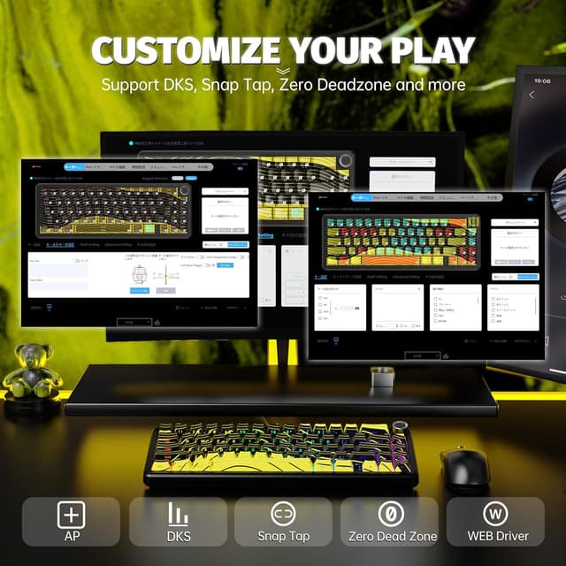 Thumbnail 4 de ATTACK SHARK X65PRO HE kabellose Gaming‑Tastatur 8000Hz