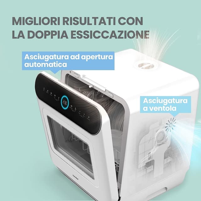 Thumbnail 4 de COMFEE' Mfd42S110W-It Lavastoviglie compatta