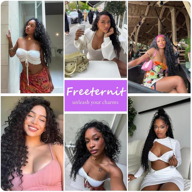 Detalle de 30 Inch Deep Wave 13x6 HD Lace Front Wig (12A Brazilian Virgin Human Hair) Glueless