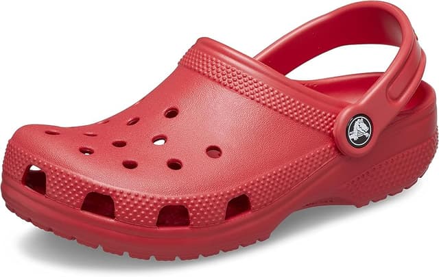 Detalle de Crocs Classic Clog K Unisex Niños - Zuecos Rojos ❤