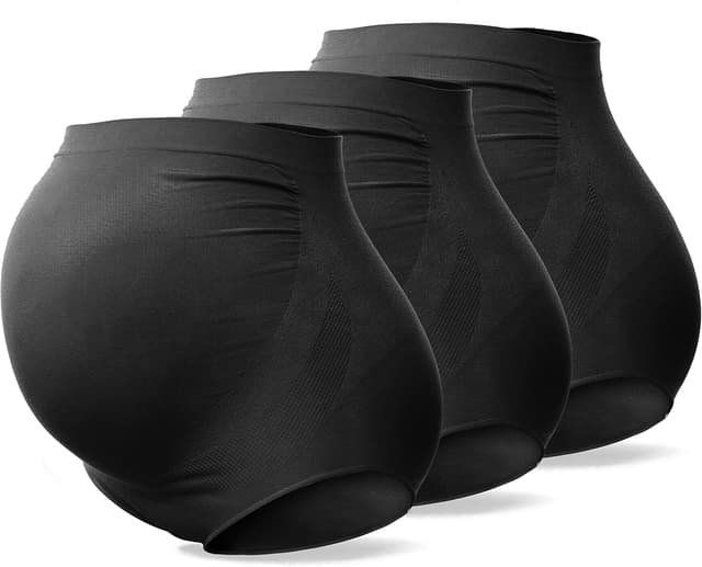 Detalle de SUNNYBUY Culotte de grossesse taille haute sans couture