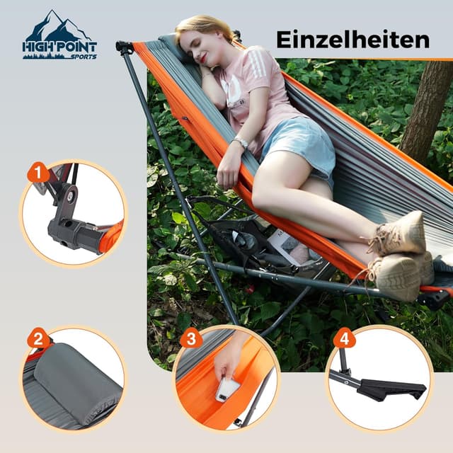 Detalle de Hammock with UV canopy 250 lb load