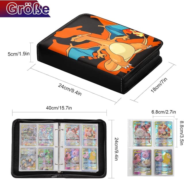 Detalle 2 de Pokemon Sammelalbum für 400 Karten