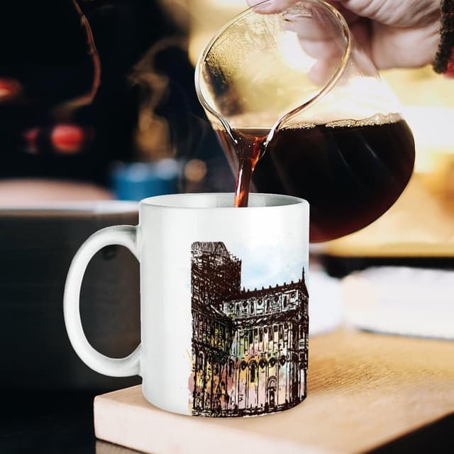 Detalle de 11 oz Ceramic Coffee Mug, Pisa Print
