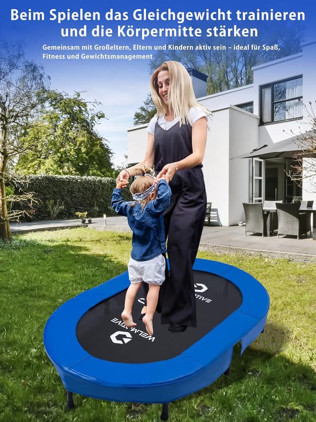 Thumbnail 6 de Welmotive Ovales Indoor Trampolin 150 kg