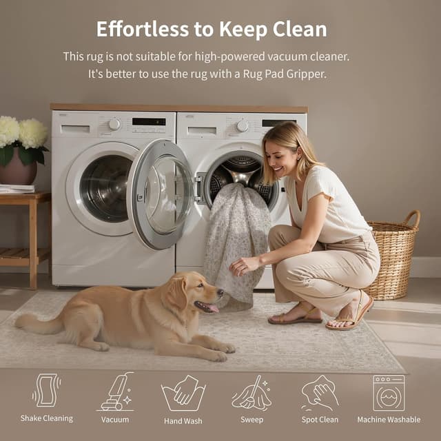 Detalle 1 de PureCozy Teppich 240x300 XXL Vintage