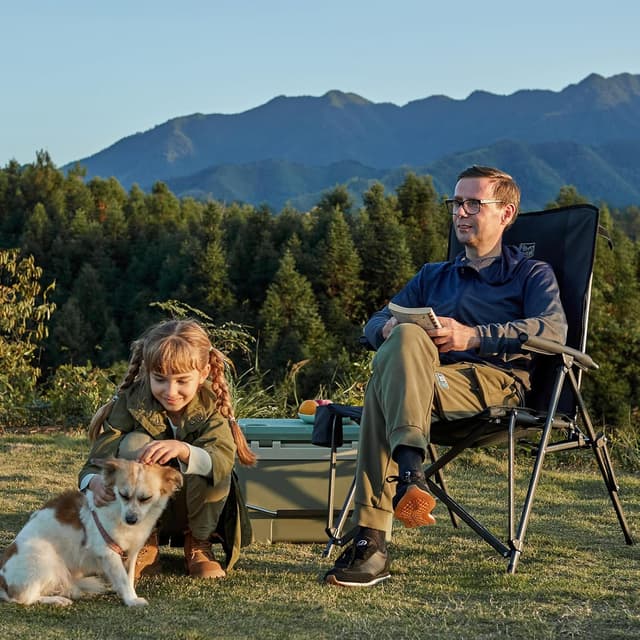 Thumbnail 1 de TIMBER RIDGE High Camping Chair 150kg