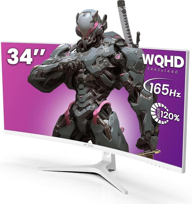 Detalle de CRUA 34-inch ultrawide gaming monitor 165Hz