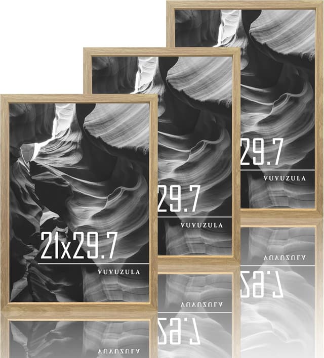 Imagen de VUVUZULA Bilderrahmen A4 Holz 21x30cm en OfertitasTOP