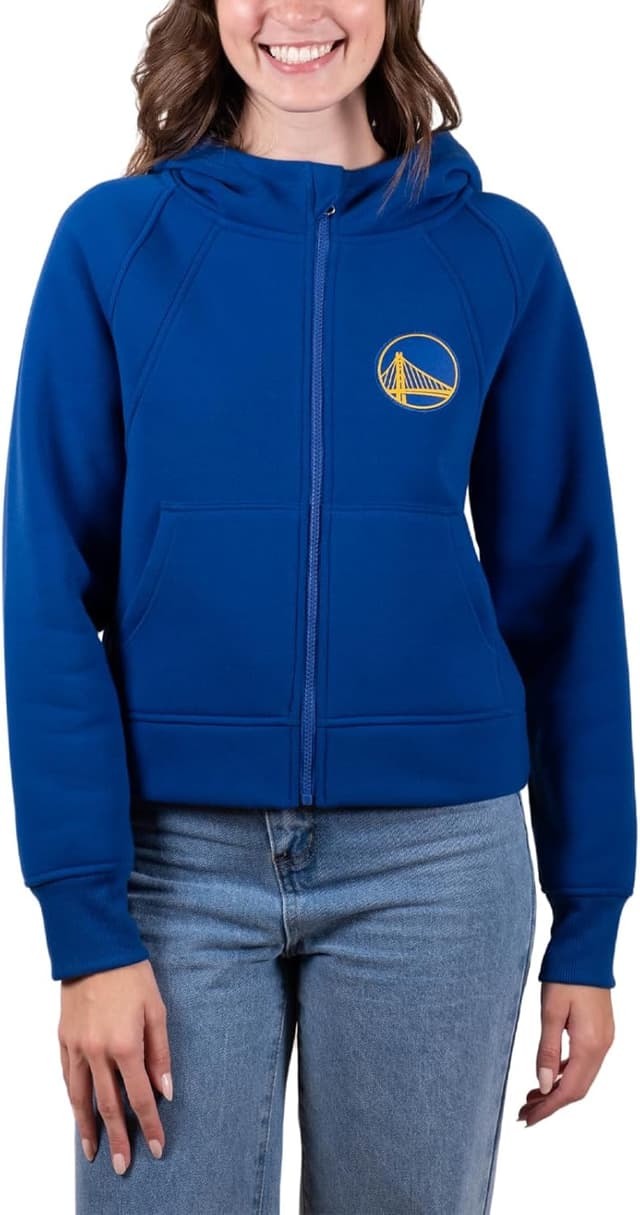 Thumbnail 6 de Ultra Game Women’s NBA Official Super Soft Crop Top Full-Zip Jacket Hoodie