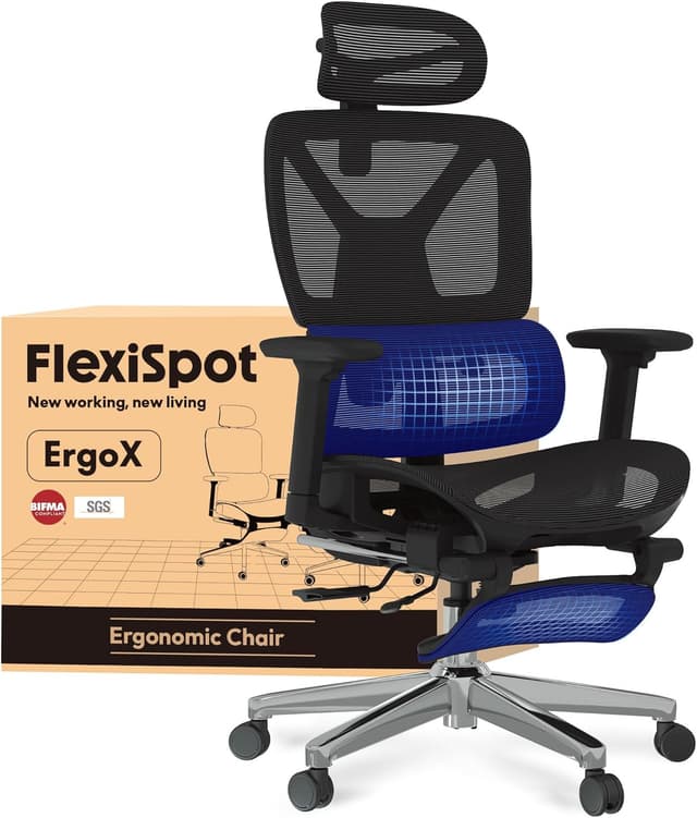 Imagen de FLEXISPOT ErgoX Silla ergonómica 135° en OfertitasTOP