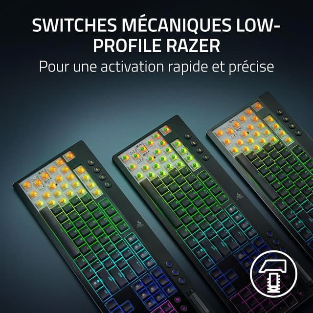 Thumbnail 1 de Razer BlackWidow V4 Low-Profile HyperSpeed clavier gaming