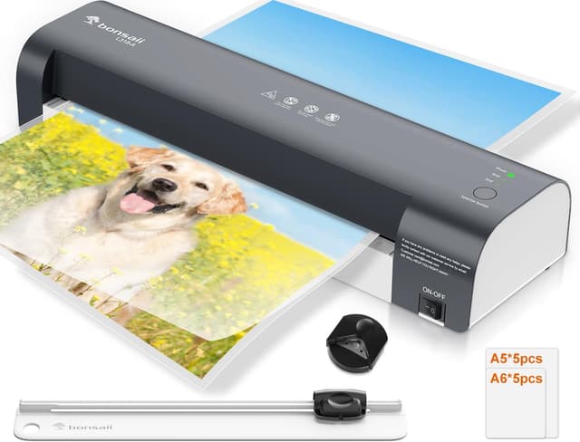 Detalle de Bonsaii L318-A plastificatore A3 5‑in‑1