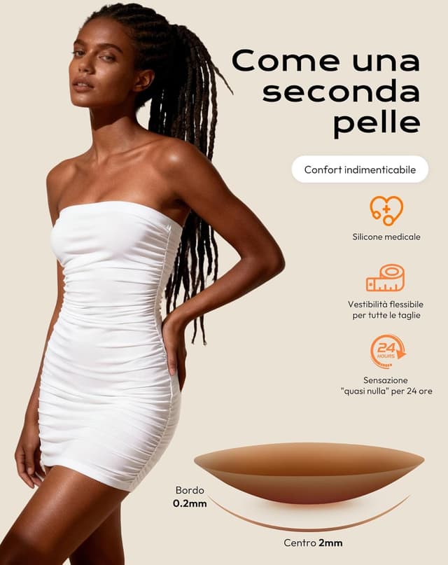 Thumbnail 3 de daidora Copricapezzoli adesivi invisibili 0,2 mm