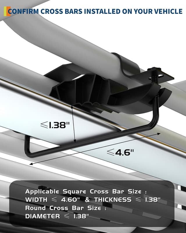 Thumbnail 5 de GarveeLife 46 x 36 Roof Rack Carrier 200 lbs