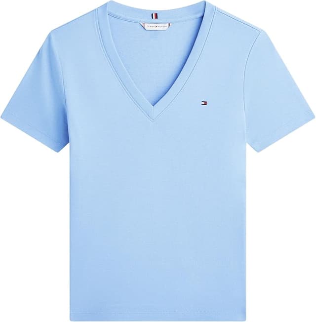 Thumbnail 4 de Tommy Hilfiger Slim Cody V‑nk Ss Ww0ww40584 camiseta azul L 👕