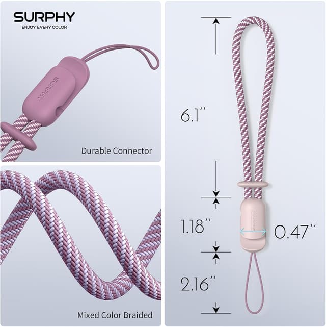 Thumbnail 6 de SURPHY 3 Pack Phone Wrist Strap adjustable anti-theft