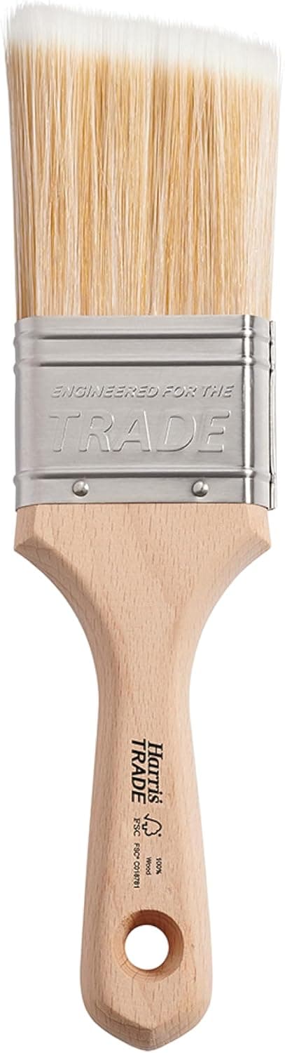 Detalle de Harris Trade Short Handle Cutting-In Brush 2" for precise edge painting