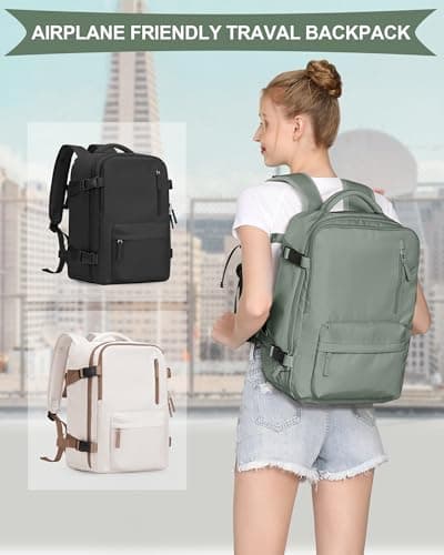 Thumbnail 7 de SZLX Mochila de viaje cabina 40x20x25 (Ryanair) impermeable con compartimento antirrobo y “bolsa húmeda”