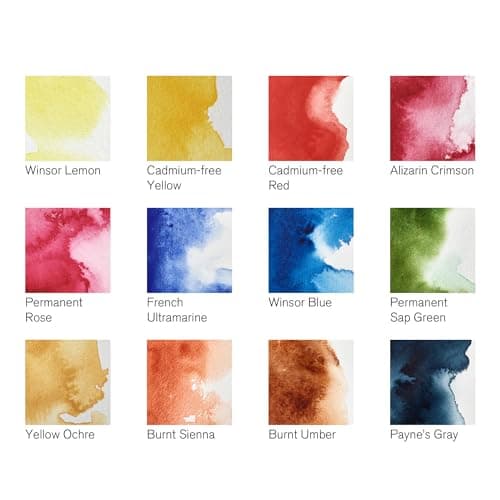 Detalle 2 de Winsor & Newton Set de viaje de acuarelas 🎨 12 tubos
