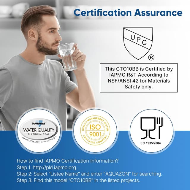 Thumbnail 1 de PUREPLUS 5-Micron Water Filter Cartridge ⚙