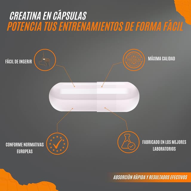 Thumbnail 4 de NATURAL HEALTH UP Creatina monohidratada 180 cápsulas