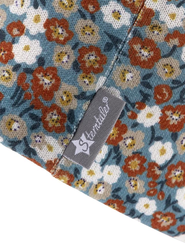 Detalle de Sterntaler Beanie für Babys und Kinder mit Bagger- & Baustellen-Motiv aus warmem Sweat-Stoff