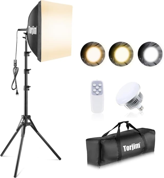 Imagen de Torjim Softbox 16" x 16" LED Lighting Kit en OfertitasTOP