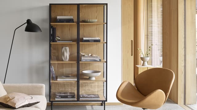 Detalle 1 de BoConcept Lund vitrina en roble