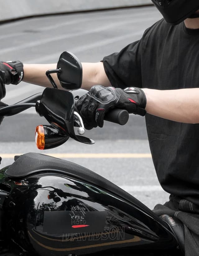 Thumbnail 6 de KEMIMOTO Gants de moto en cuir de chèvre