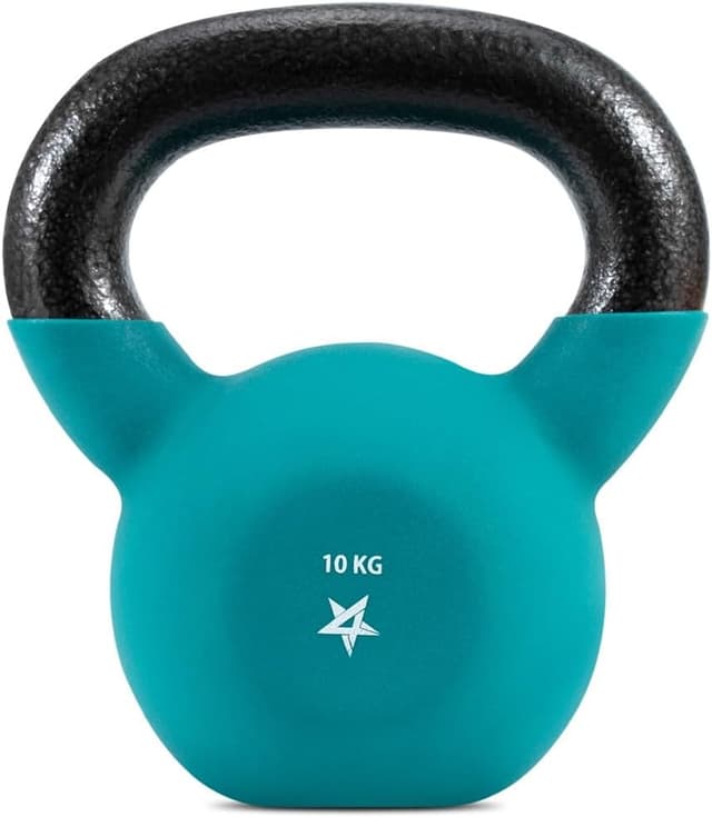 Thumbnail 6 de Yes4All Kettlebell aus Gusseisen 2–20 kg mit Neopren-Beschichtung (einzeln, farbcodiert)