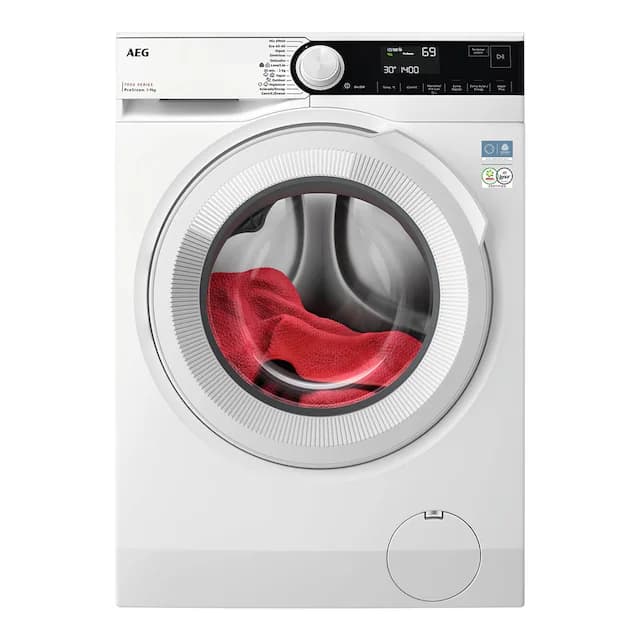 Detalle de Lavadora AEG 9kg 1,400 rpm LFR7394N2B 🌀